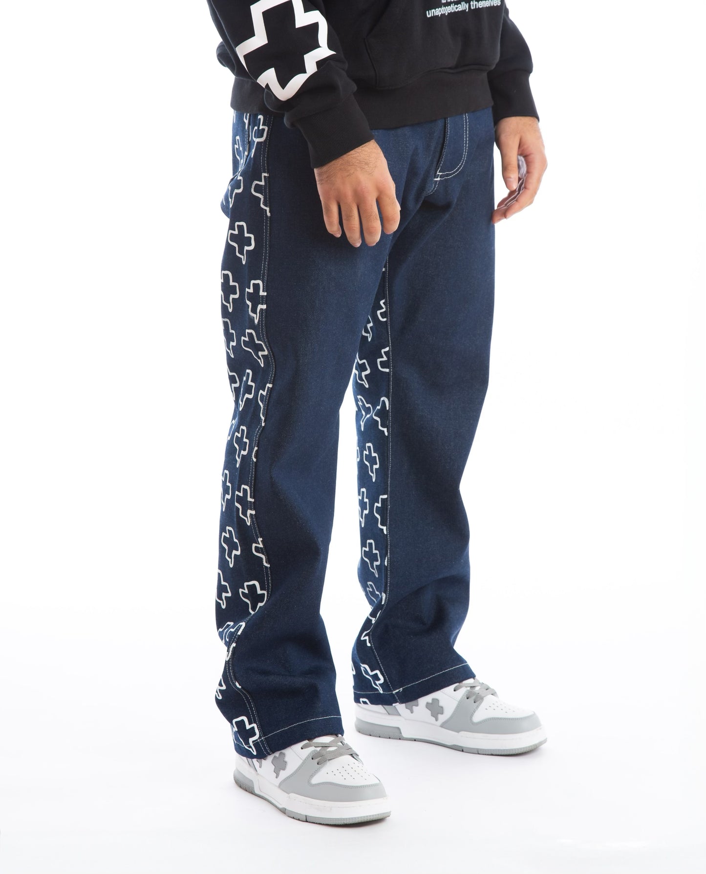 Screenprint Denim Jeans